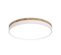 CSSYKV Plafoniera LED LED Apparecchio Incasso Pannello Luminoso in Legno Semplice E Moderno Lampade Nordiche Lampada Camera Letto Calda Lampada Soggiorno plafoniera Rotonda Giapponese LED Dimmerabile