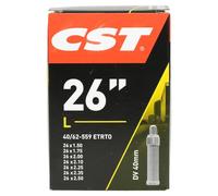 CST 71302, Camera d'Aria per Bicicletta. Unisex Adulto, Nero, 26 x 1.50-2.50" 40/62-559 DV40 mm