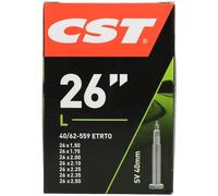 CST 71304, Camera d'Aria per Bicicletta. Unisex Adulto, Nero, 26 x 1.50-2.50" 40/62-559 SV40 mm