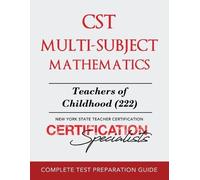 CST Multi-Subject Mathematics (Tascabile)