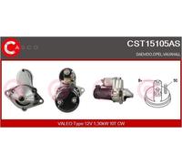 Motorino di avviamento Senso rotazione orario CST15105AS CASCO per OPEL DAEWOO