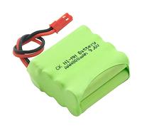 CSTAL Pacco Batteria Ni-MH Ricaricabile AAA Da 9,6 V 800 Mah, Batteria Di Backup Ad Alte Prestazioni, Ideale Per Telefono Cordless Con Torcia Elettrica, Con Connettore JST 2P