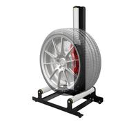 CStern Portagomme Rastrelliera per Pulizia degli Pneumatici Accessorio per Garage per Pulizia e Lucidatura degli Pneumatici, Capacità di Carico 50 KG, 58x36,5x89 cm