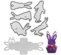 CSVZKIAY Set Fustelle Pasquali Big Shot, Porta Ovetti Pasquali per Decorazioni e Regali Unici - Scrapbooking, Carta Fotografica, Fai da Te, Pasqua, Regalo Fustelle Sizzix Big Shot Offerta