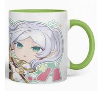 CSYJYMCFX Frieren Fern Beyond Journey's End Anime Mug Cup, Regali per Fan di Anime e Bambini, per Bevande Calde o Fredde, Ceramica 300ml