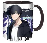CSYJYMCFX Solo Leveling Anime Mug Cup, Regali per Fan Anime, per Bevande Calde o Fredde, Ceramica 300ml (2)