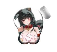 CSYJYMCFX Zenless Zone Zero Vivian Nicole Hoshimi Miyabi Ellen Tappetino in silicone antiscivolo con supporto per polso 3D | Cuscino ergonomico in gel per comfort e sollievo dal dolore (2)