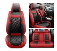CSYKKL Coprisedili Auto in Pelle PU per Chevrolet Captiva SUV 2006-2024,Set Copri Sedile Anteriori e Posteriori,Impermeabile Traspirante Antisudore Sedile Copriseggiolino,F/BlackRed