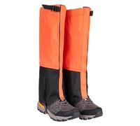 CSYQPDMBDL Ghette da Escursionismo, Ghette per Le Gambe, Ghette for ciaspole, Adatte for Campeggio, Passeggiate, Arrampicata, Escursionismo e ciaspolate(Orange,Small)