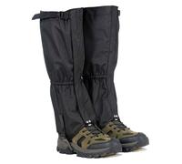CSYQPDMBDL Ghette da Escursionismo, Ghette per Le Gambe, Ghette for ciaspole con Fibbie a Scatto, Adatte a Qualsiasi Condizione meteorologica avversa(Black,Small)