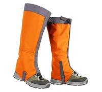 CSYQPDMBDL Ghette da Escursionismo, Ghette per Le Gambe, Ghette Regolabili for ciaspole, for Arrampicata, Caccia e ciaspolate(Orange,Medium)
