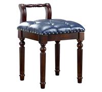 CSYQPDMBDL Panca per pianoforte, Panca per pianoforte, Poltrona da toeletta, Sgabello per pianoforte, Sgabello da toeletta in legno massello, Sedia per il trucco, Sgabello in pelle nella sala di