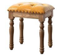 CSYQPDMBDL Panca per Pianoforte, Sgabello per Pianoforte, Sedia da toeletta Sgabello da pianoforte Sgabello da toeletta in legno Sgabello da ingresso for cambiare le scarpe Sgabello da pranzo(Orange)