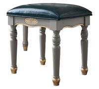 CSYQPDMBDL Panca per Pianoforte, Sgabello per Pianoforte, Sgabello da toeletta, sgabello da pianoforte, sgabello da toeletta in legno massello, sgabello da trucco, sgabello da pranzo in legno(Blue)