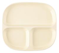 CSYQPDMBDL Piatti Piani Divisi, Piatto Porzionato, Piatto da portata for il controllo delle porzioni, vassoio in ceramica for l'uso quotidiano(Yellow)