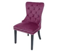 CSYQPDMBDL Sedie Sala da Pranzo, Sedie da Sala da Pranzo, Sedia da pranzo con gambe e seduta in legno massello for soggiorno e camera da letto(Purple)