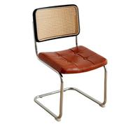 CSYQPDMBDL Sedie Sala da Pranzo, Sedie da Sala da Pranzo, Sedia da pranzo con schienale e gambe in metallo for soggiorno/camera da letto/sala da pranzo/cortile(B)