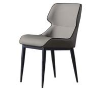 CSYQPDMBDL Sedie Sala da Pranzo, Sedie da Sala da Pranzo, Sedia da pranzo - Gambe in metallo, stile moderno, altezza regolabile(Grey)