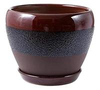 CSYQPDMBDL Vaso da Fiori in Ceramica, Vaso Decorativo in Ceramica for Balcone, Patio, Giardino, fioriera in Ceramica for la casa(Small)