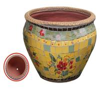 CSYQPDMBDL Vaso da Fiori in Ceramica, Vaso for Bonsai da Interno e da Esterno, Vaso for Piante da Giardino, Vaso for Fiori in Ceramica(Large)