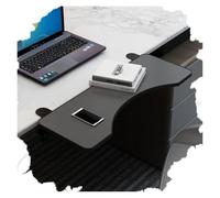 CSYQPDMBDL Vassoio per Tastiera, Estensore da Scrivania, Vassoio Estensibile for scrivania, bracciolo Pieghevole for Tastiera del Computer, poggiagomiti ergonomico(Black,30"/75cm)