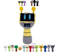 CSZALHLS Sprunki Plush, 7.8'Wenda Plushies Toys, Soft And Cute Plush Stuffed Animal Pillow for Halloween, Thanksgiving, Valentine's Day Birthday Gifts for Boys Girls And Fans-Fun Bot||7.8inch