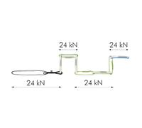 CT - Fettuccia Multi Chain Evo dyneema 125 cm