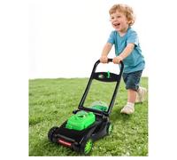 CT SPORTS Tosaerba per bambini con azione realistica per tagliare l'erba e suoni, non sono necessarie batterie, giocattolo divertente per bambini e ragazze di 3, 4, 5, 6, 7, 8 anni, colore: nero