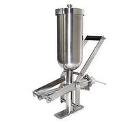 CT03 5L Macchina riempitrice manuale, Macchina riempitrice per churros e ciambelle azionata a mano commerciale, Macchina riempitrice per crema di gelatina in acciaio inossidabile per uso commerciale