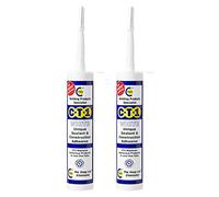 CT1-2 colla adesiva per costruttori di costruzioni in silicone multiuso standard, 290 ml, colore: bianco