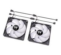 Thermaltake CT120 ARGB Sync PC Cooling Fan, 120mm, Nero - Kit 2 Pezzi CL-F149-PL12SW-A