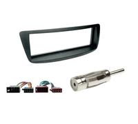 CT24CT09 Nero Singolo din Nero Facia Pannello Surround per Citroen C1 2005-2014