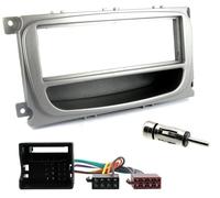 CT24FD26 Argento Singolo din Facia Cavi Kit Adattatore Per Ford MK C-Max Mondeo