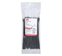 CT4BK18-C - Confezione da 100 fascette stringicavo (06200), 8" BLACK 50 LB, Nero, 100