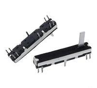CT670 Potenziometro Linear Slide a Doppio Canale 45Mm B10K/B50K Fader Per Organi Elettronici E Controllo Volume Tastiera (B10K)