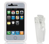 CTA Digital Custodia per iPhone 3G con clip da cintura, trasparente