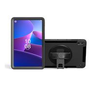 CTA Digital Custodia protettiva per Lenovo M10, con supporto girevole a 360° integrato, per Lenovo M10 e Lenovo P11 Gen 2, colore nero (PAD-PCGKP11)