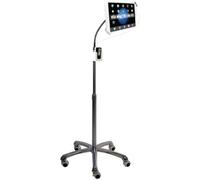 CTA Digital PAD-SHFS - Supporto da pavimento a collo di cigno per tablet da 7-13 cm