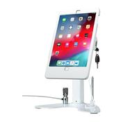 CTA Digital: Supporto per chiosco di sicurezza con custodia e cavo per iPad da 10,2 pollici (7a e 8a generazione), iPad Air 3 (2019) e iPad Pro 10.5, bianco
