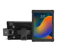 CTA Digital Wireless Charging Case - Custodia per tablet wireless con supporto per lettore di schede Moby 5500 per iPad 10a generazione da 11,9", colore nero (PAD-IC109MOBY)