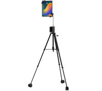 CTA Mobile Tripod Stand - Supporto da pavimento per iPad 10a generazione da 11" e 7-13", nero (PAD-TRP)