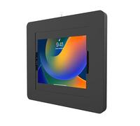 CTA - Supporto da parete per iPad Pro 12,9", Surface Pro 3, 4, 5, 6, 7, 8, X, con blocco a chiave e cavo interno, colore: Nero (PAD-PLWB)