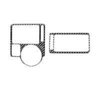 CTAB Adatto for VW Golf 4 MK4 1999-2004 LHD Soft Car Cruscotto laterale Aria condizionata Presa d'aria Copertura Sostituzione Trim