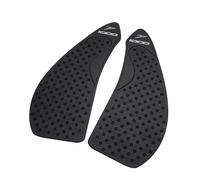 CTAB Adesivo protettivo for serbatoio moto, decalcomania, presa for ginocchio, trazione laterale, adatto for Kawasaki Z1000 2007-2013 Z 1000 11, carta protettiva(Black)