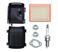 CTASRIM Air Filter Cover Base Kit Fit for XT650 XT675 Engine for 22" Recycler Lawn Mower with Spark Plug