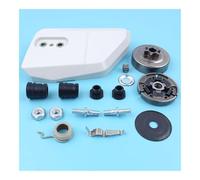 CTASRIM Coperchio pignone Lato Barra con Tamburo Frizione, Kit tampone AV Adatto for Motosega 017 018 MS170 MS180, Pezzi di Ricambio