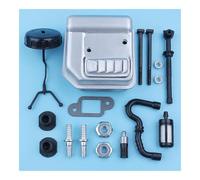CTASRIM Kit Adatto for 018 MS180 017 MS170 MS 180 170 MS180C MS170C Barra for Motosega Dado Prigioniero Tubo Filtro Olio Carburante