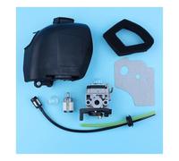 CTASRIM Kit Guarnizione passacavo carburatore Filtro Aria Carburante Adatto for Tosaerba soffiatore decespugliatore GX35 GX35NT