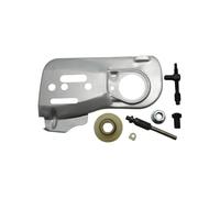 CTASRIM Piastra Guida Catena Adatta for Motosega 445 450 445E 450E Kit Dado tenditore regolatore ingranaggio a Vite Senza fine Olio