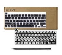 CTBDZ Cerniera di ricambio per tastiera e tasti a forbice per MacBook Pro A2251 A2289 A2141 2019 2020 anno 13" 16" layout USA QWERTY Full Keycap (keycap e cerniera)